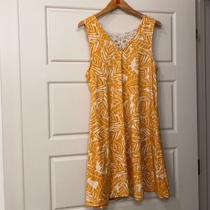 Boho tropical retro crochet mini dress